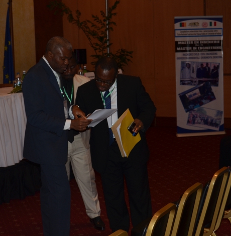 Il Professor Elamè con il Professor Nkeng