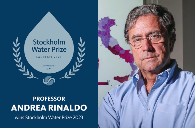 Collegamento a Ad Andrea Rinaldo lo Stockholm Water Prize 2023